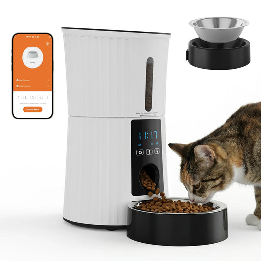 JHK WiFi Automatic Cat Feeder Timed Dispenser With App Control