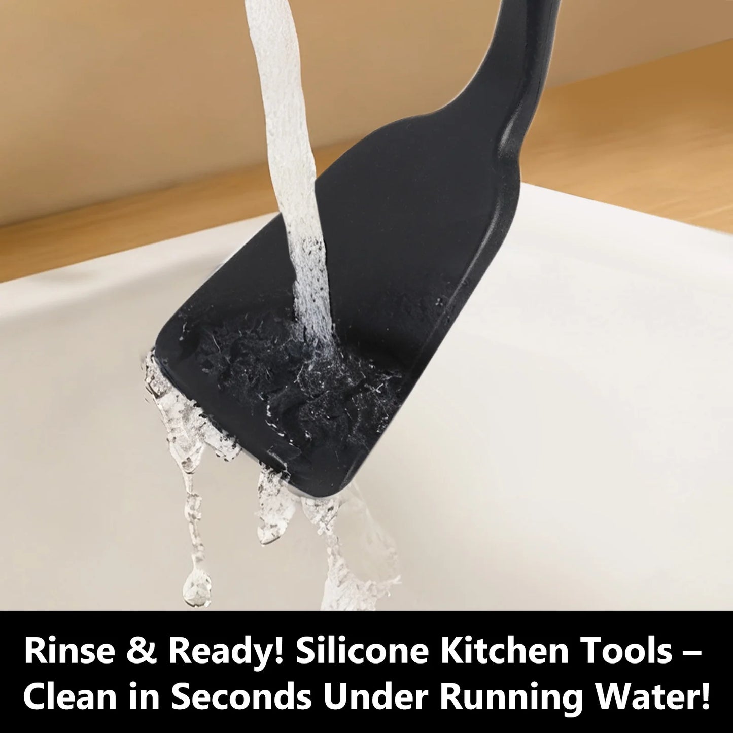 KOOMADE 12 Piece Heat Resistant Silicone Kitchen Utensil Set