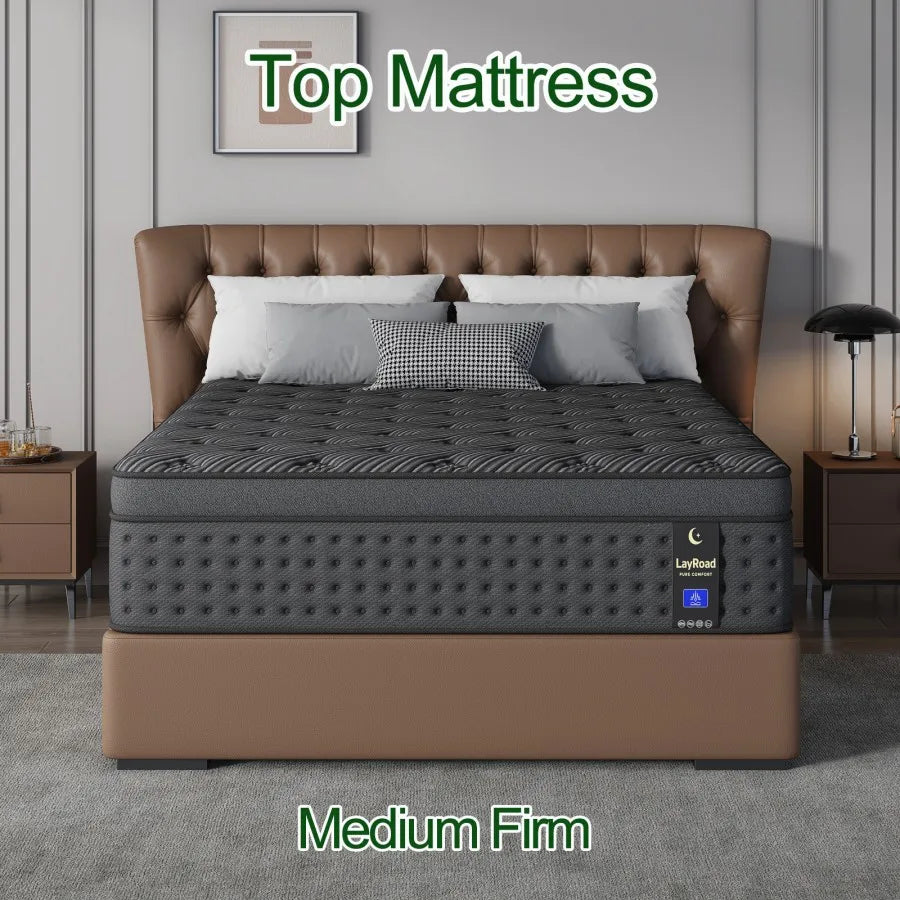 Fiberglass Free Memory Foam Hybrid Mattress With Pocket Springs