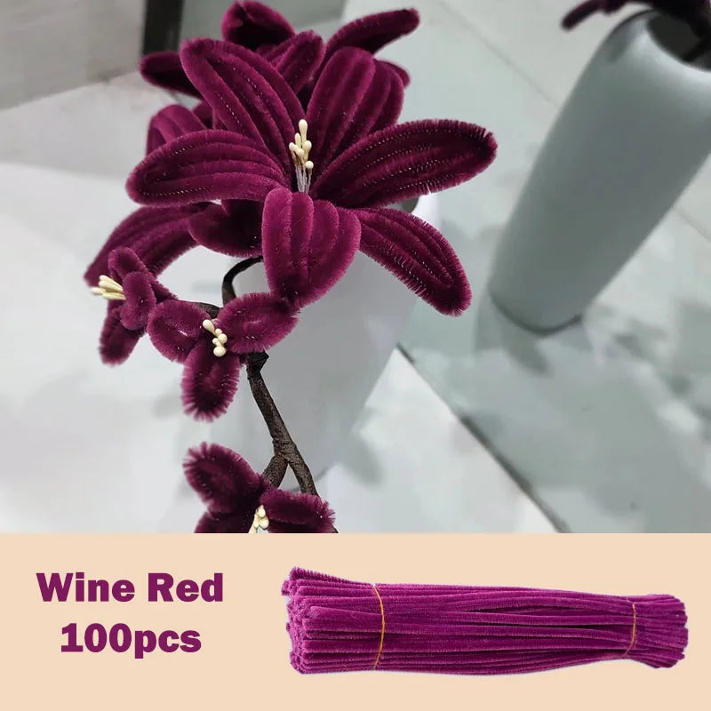 Colorful Chenille Stems Pipe Cleaners Set For DIY Crafts
