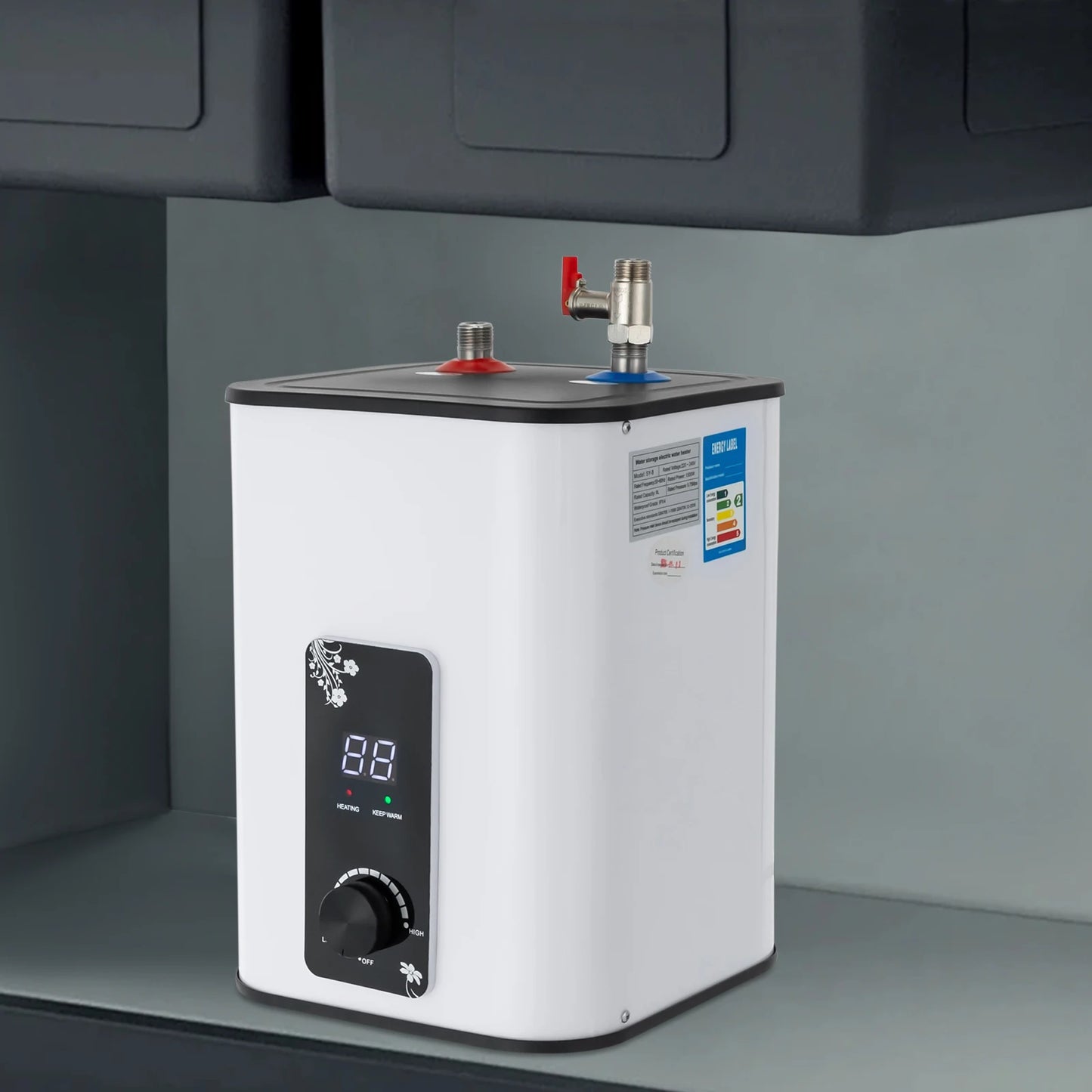 SY-8 1500W Electric Water Heater Under Sink Stainless Steel