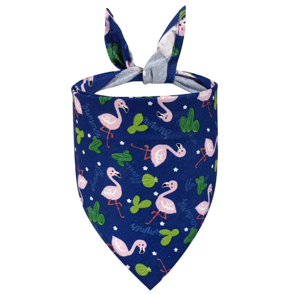 Sucado Fruit Floral Dog Bandana Washable Soft Kerchief