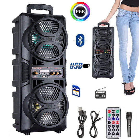 CURUK 3000W Bluetooth Portable Speaker Subwoofer With Microphone
