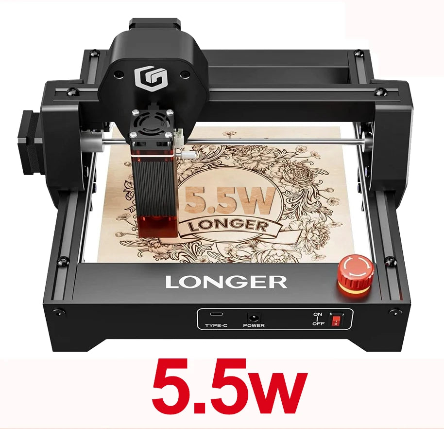Longer Mini Laser Engraver Portable Cutter For Wood Leather Acrylic