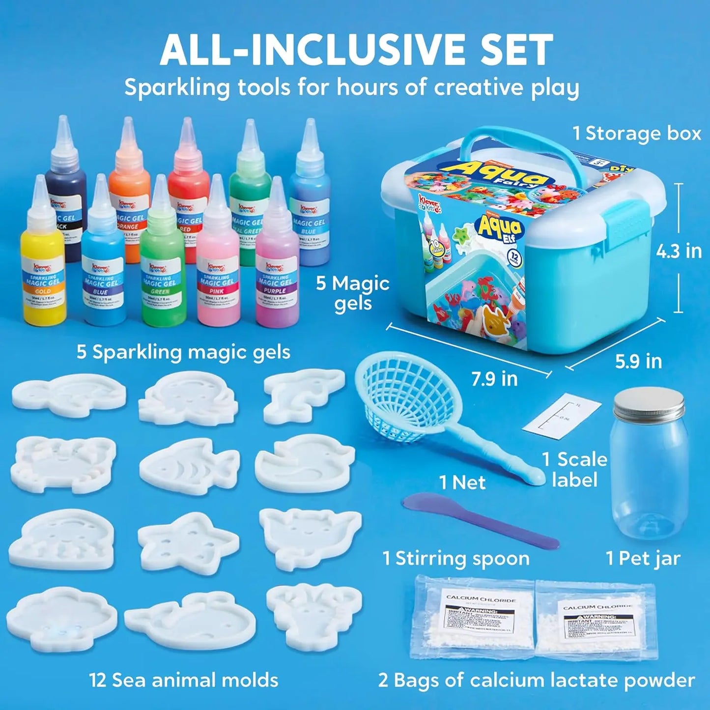 Joyfy Water Gel Kit Magic Fairy Toy With Gels Preserving Bottle