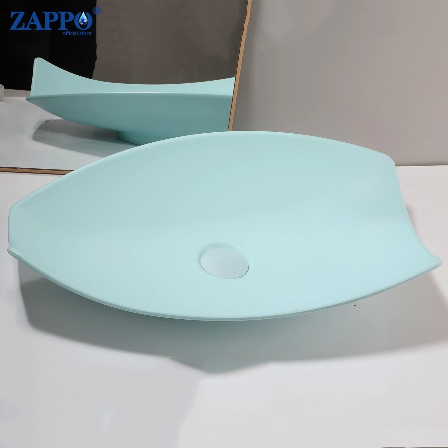 Mekkala Stone Resin Vessel Sink with Drain for Bathroom