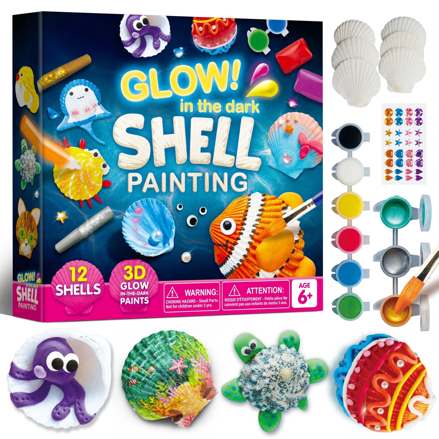 Joyfy Kids Seashell Painting Art And Crafts Kit Set