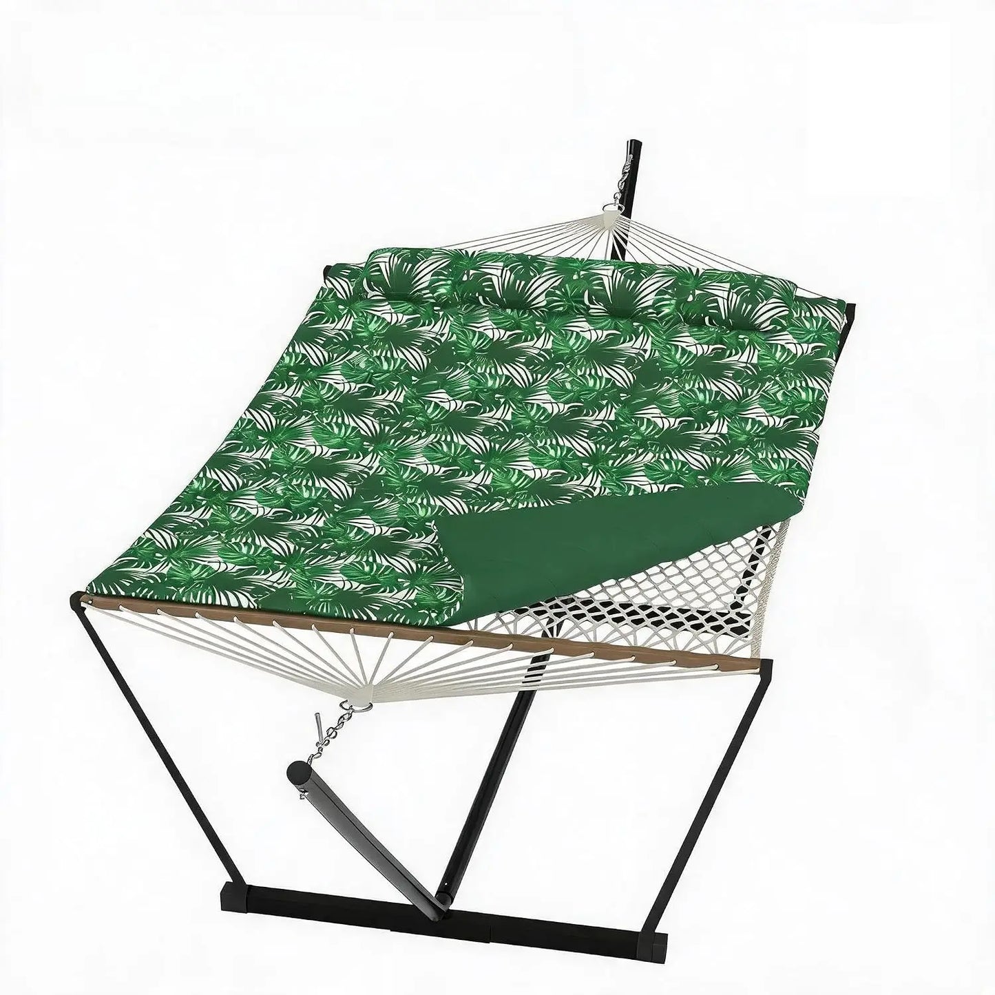 HiMISS Portable Double Hammock With Stand For Outdoor Patio Garden