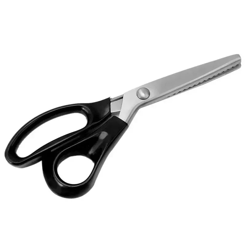 Pinking Shears For Dressmaking, Scalloped Edge, Stainless Steel Tailor Scissors