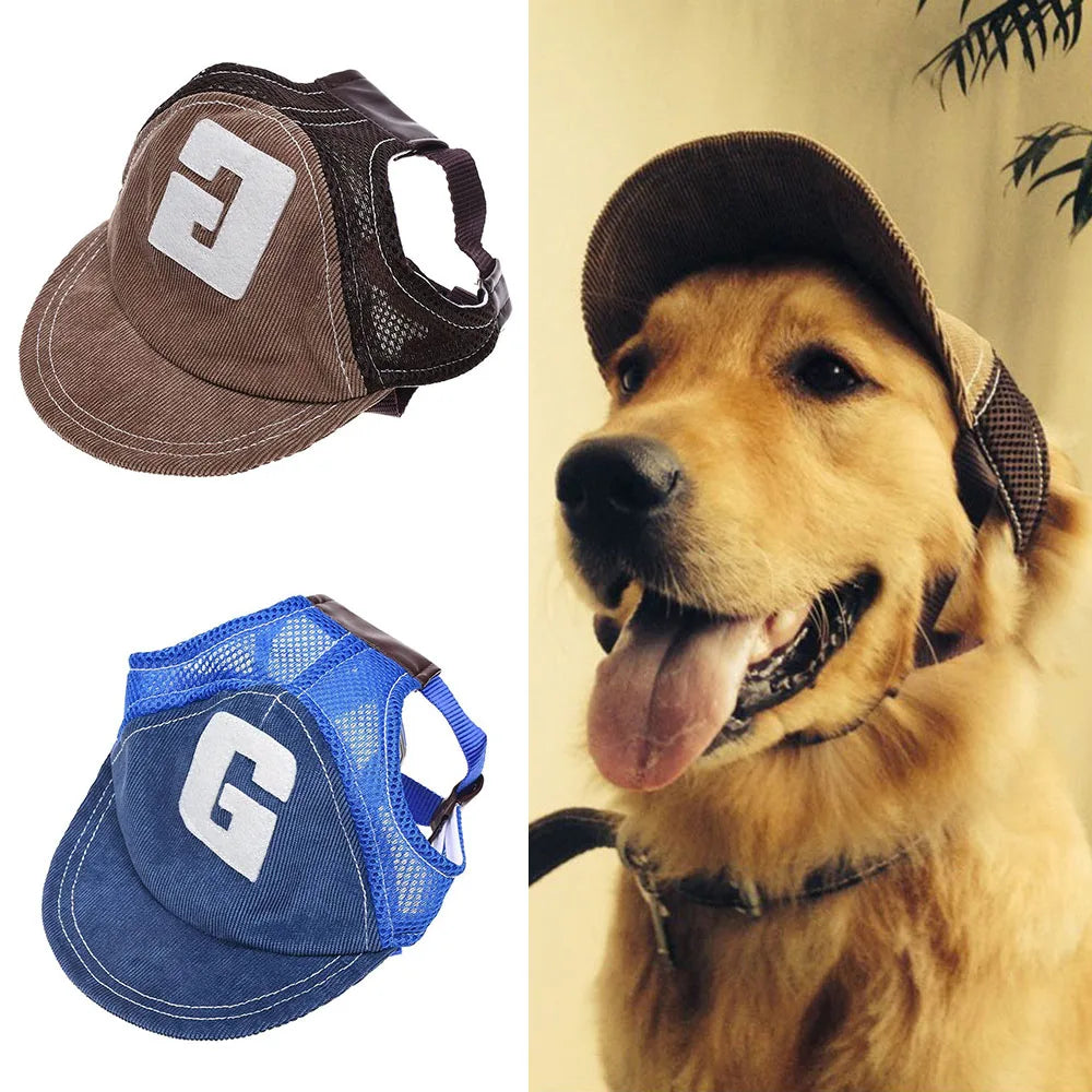 RPXBGUCKARHG Dog Sunscreen Hat With Ear Holes Adjustable For Dogs