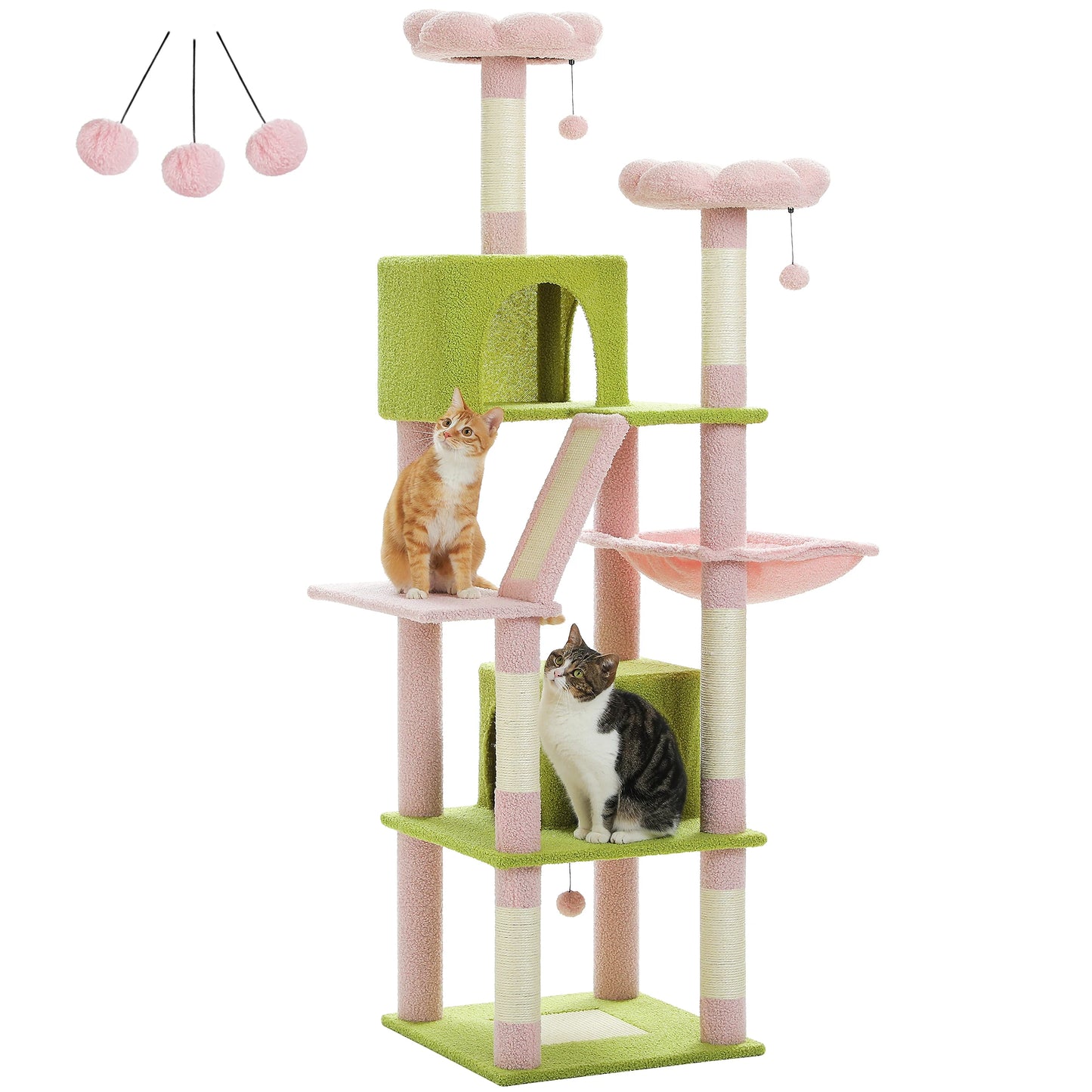 PAWZ Road Large Cat Tree Tower With Scratching Posts