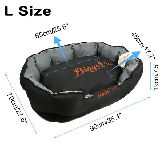 BORWART Orthopedic Dog Bed Waterproof Removable Cushion
