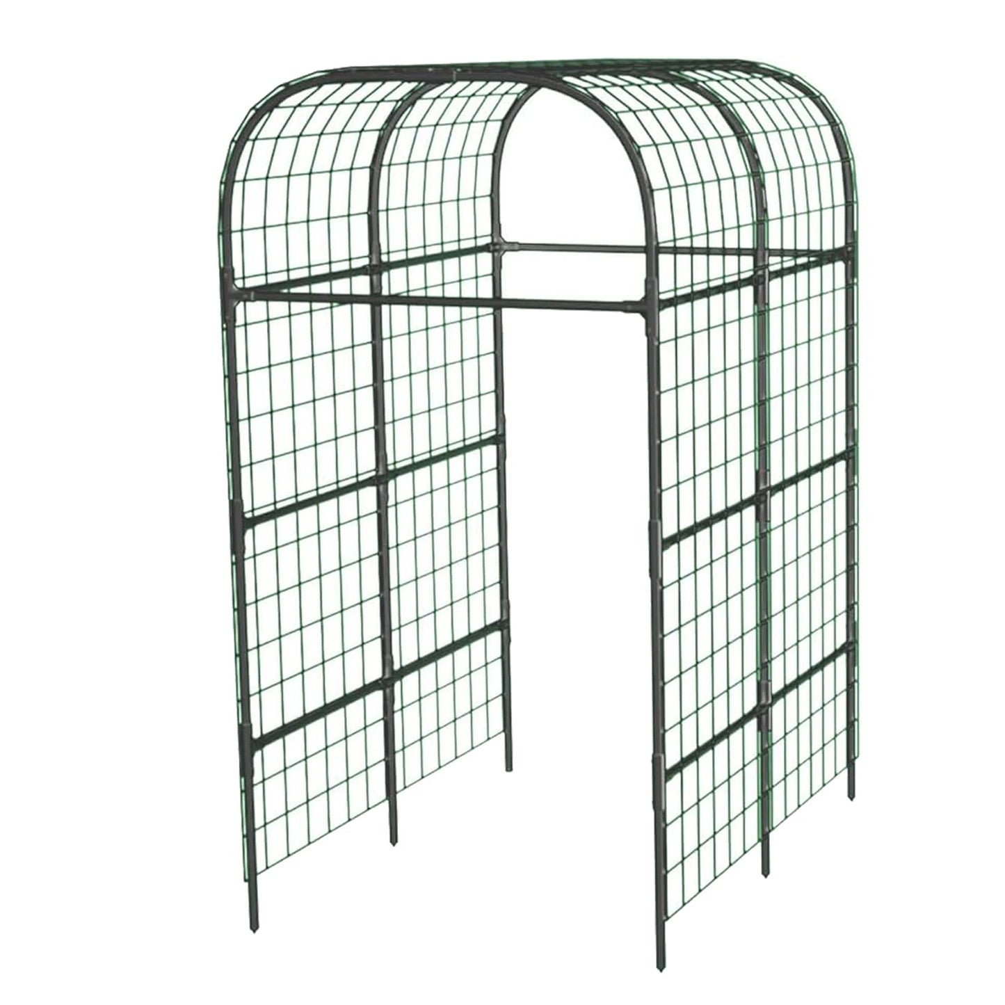 Metal Garden Arch Trellis Heavy Duty For Raised Beds And Climbing Plants