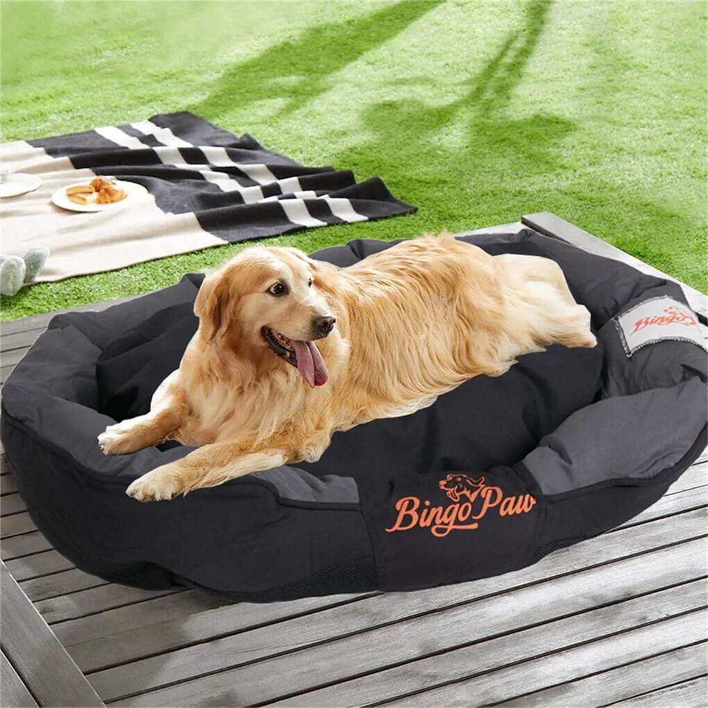 BORWART Orthopedic Dog Bed Waterproof Removable Cushion
