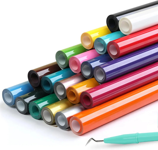 HTVRONT Self Adhesive Heat Transfer Vinyl For Crafts