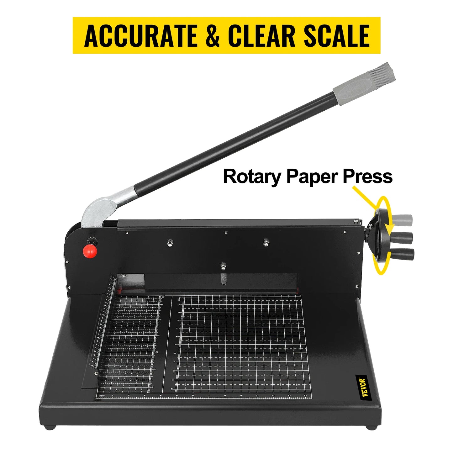 Manual Paper Cutter Heavy Duty Guillotine Trimmer For Office Use