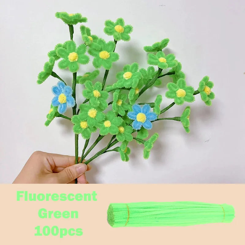 Colorful Chenille Stems Pipe Cleaners Set For DIY Crafts