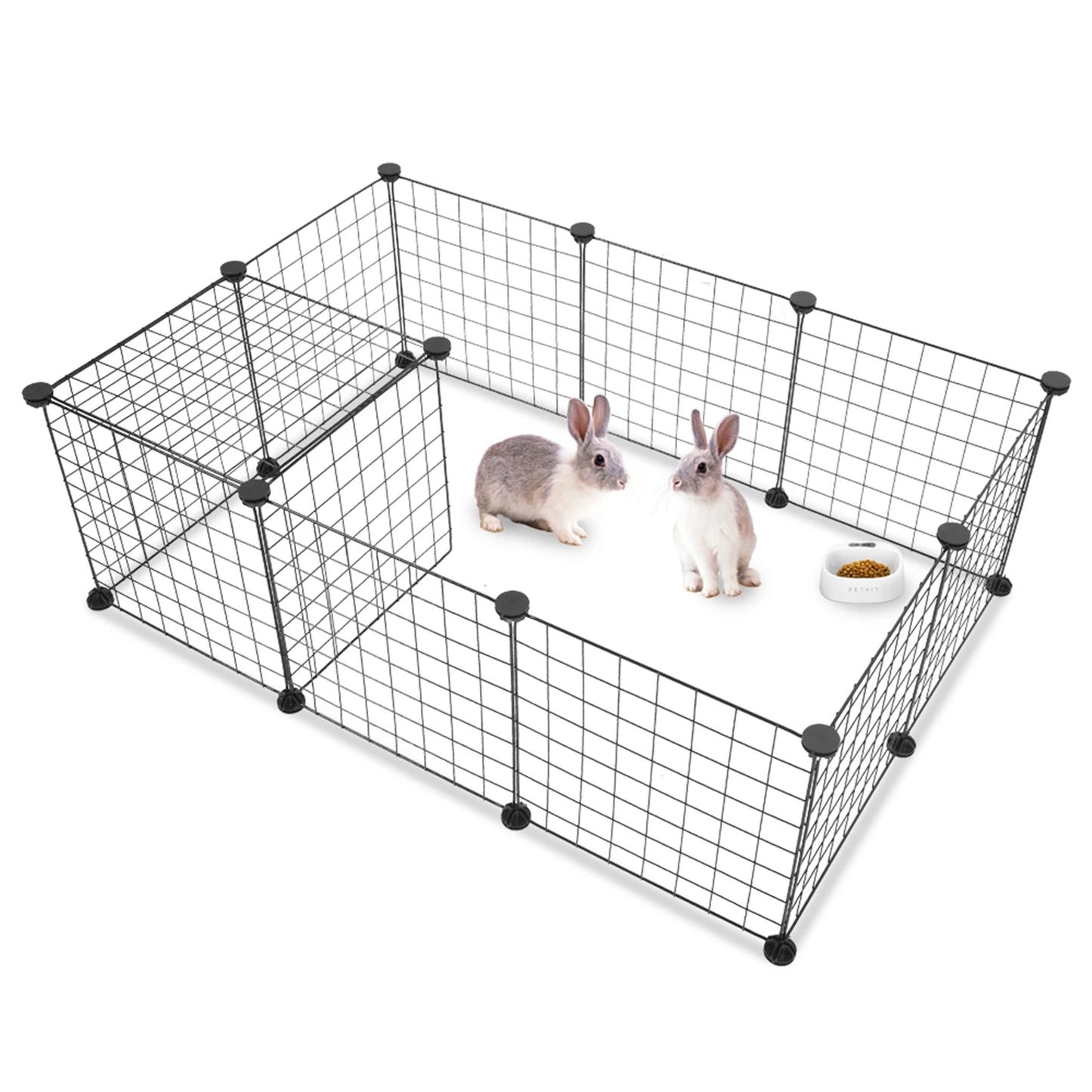Pet Playpen Small Animal Cage Indoor Portable Metal Wire Fence