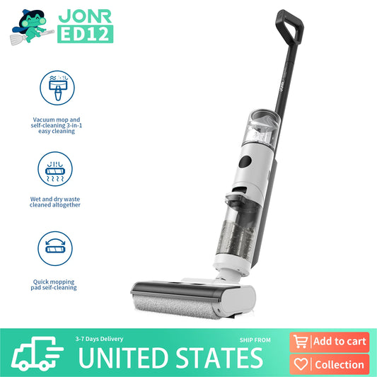 JONR ED12 Wet Dry Smart Vacuum Mop Cleaner Wireless