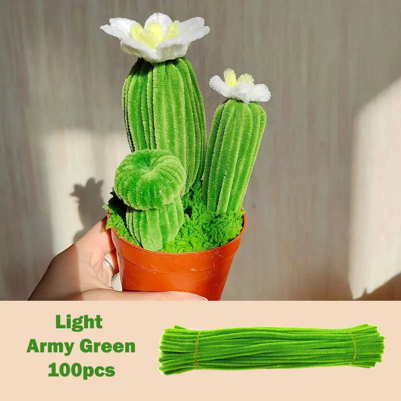 Colorful Chenille Stems Pipe Cleaners Set For DIY Crafts