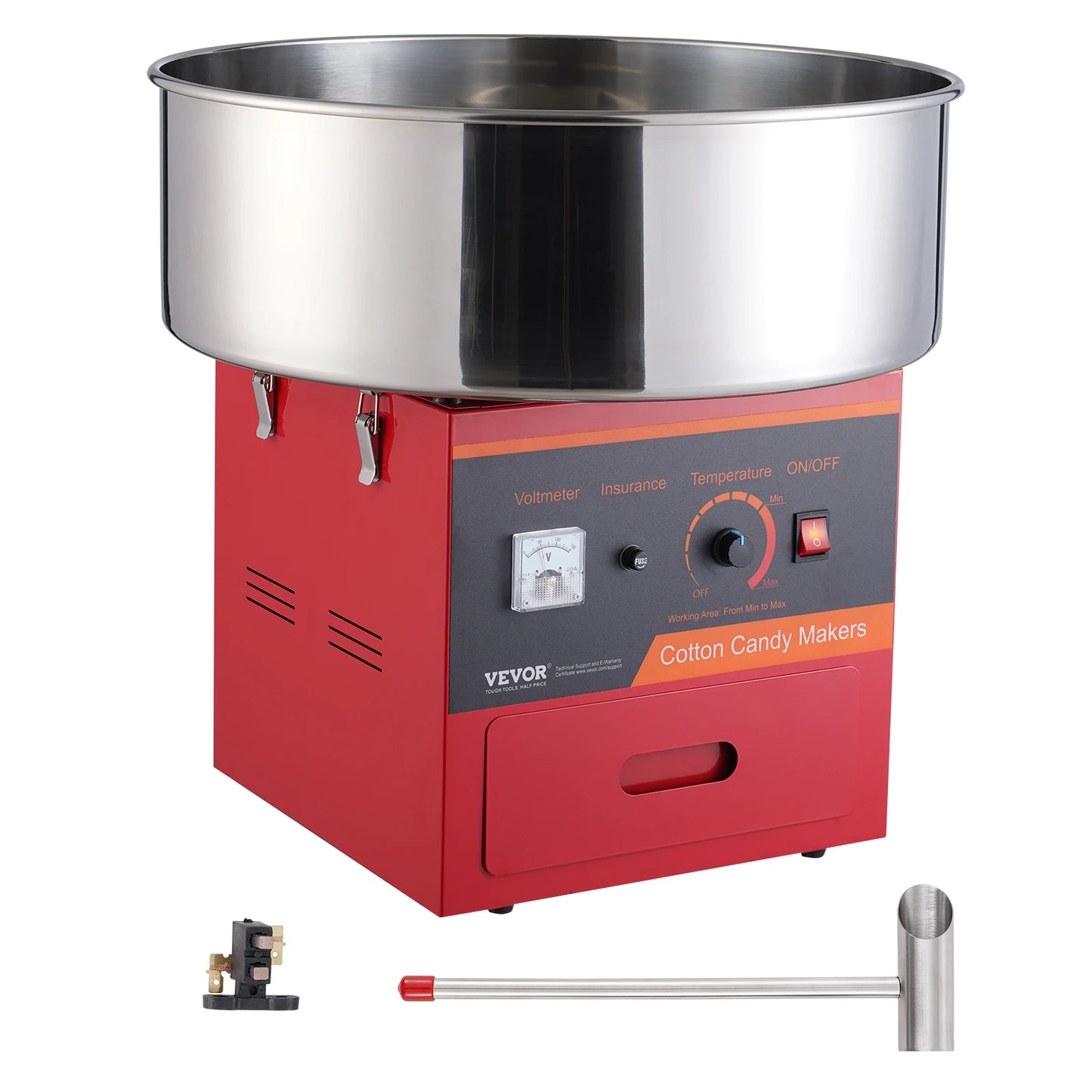SucceBuy Electric Cotton Candy Machine Commercial Floss Maker