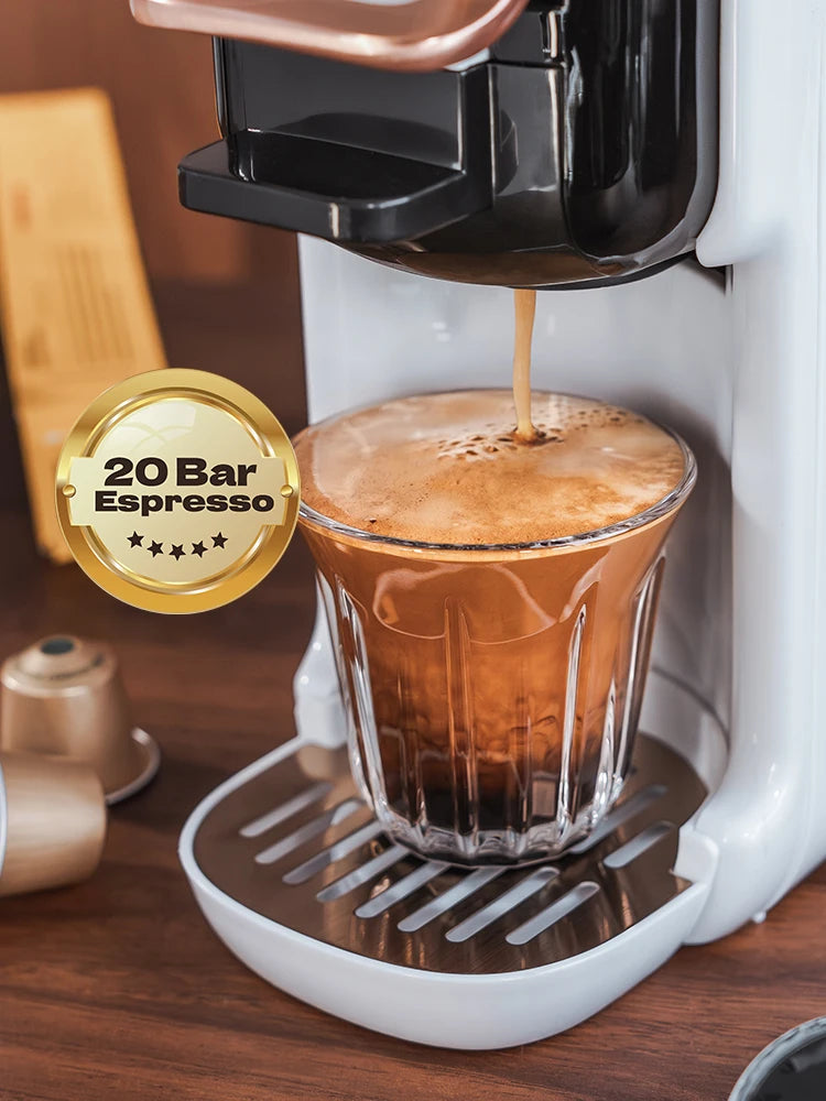 HiBREW 5 In 1 Espresso Coffee Machine Capsule ESE Pod
