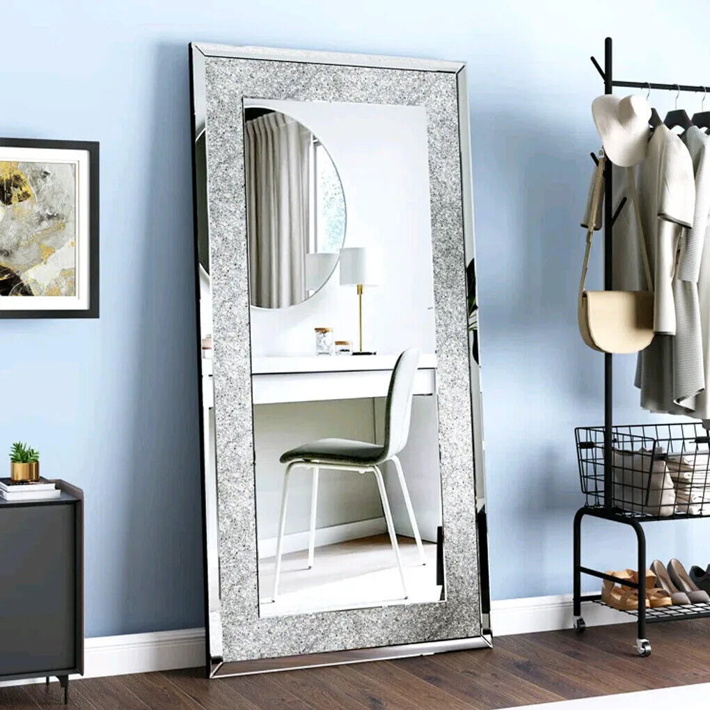 Stylish Framed Glass Wall Mirror For Living Room Decor