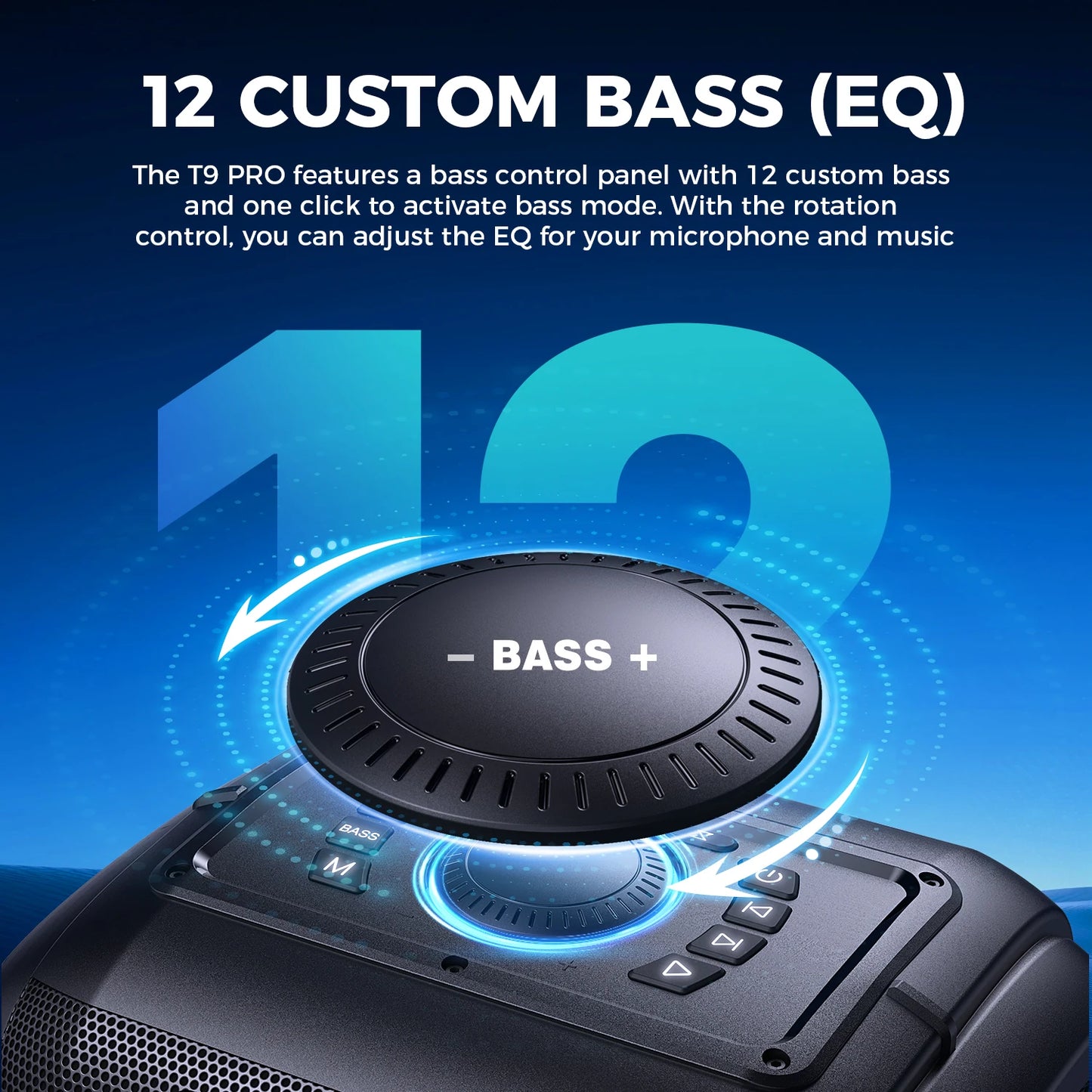 W-King Portable Bluetooth Speaker Wireless Deep Bass Battery