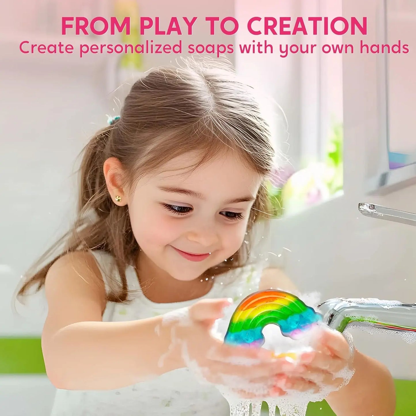 Joyfy Unicorn Soap Making Kit For Kids STEM Craft Activity