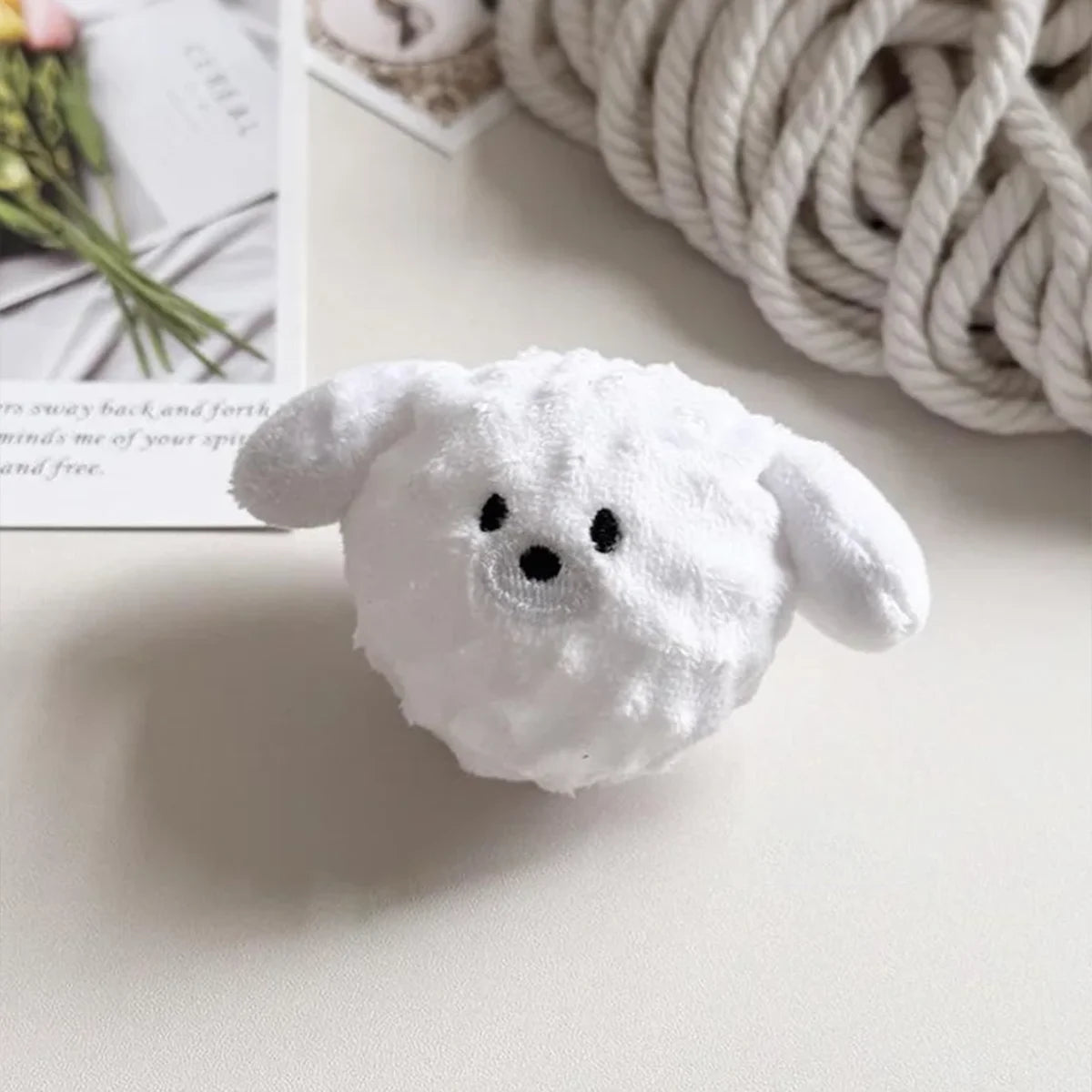 Squeaky Puppy Ball Toy Spiked Chew for Teeth Cleaning