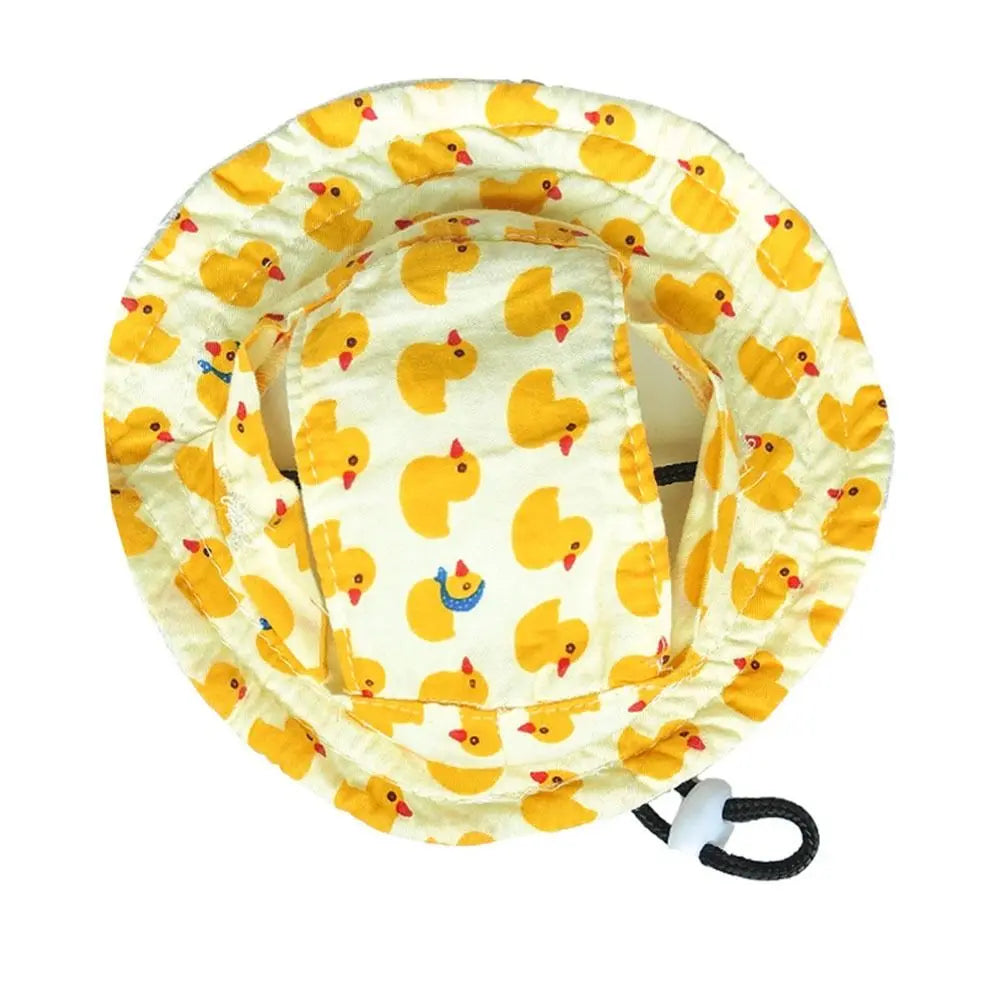Adjustable Pet Sun Hat For Cats And Dogs Breathable Sunshade