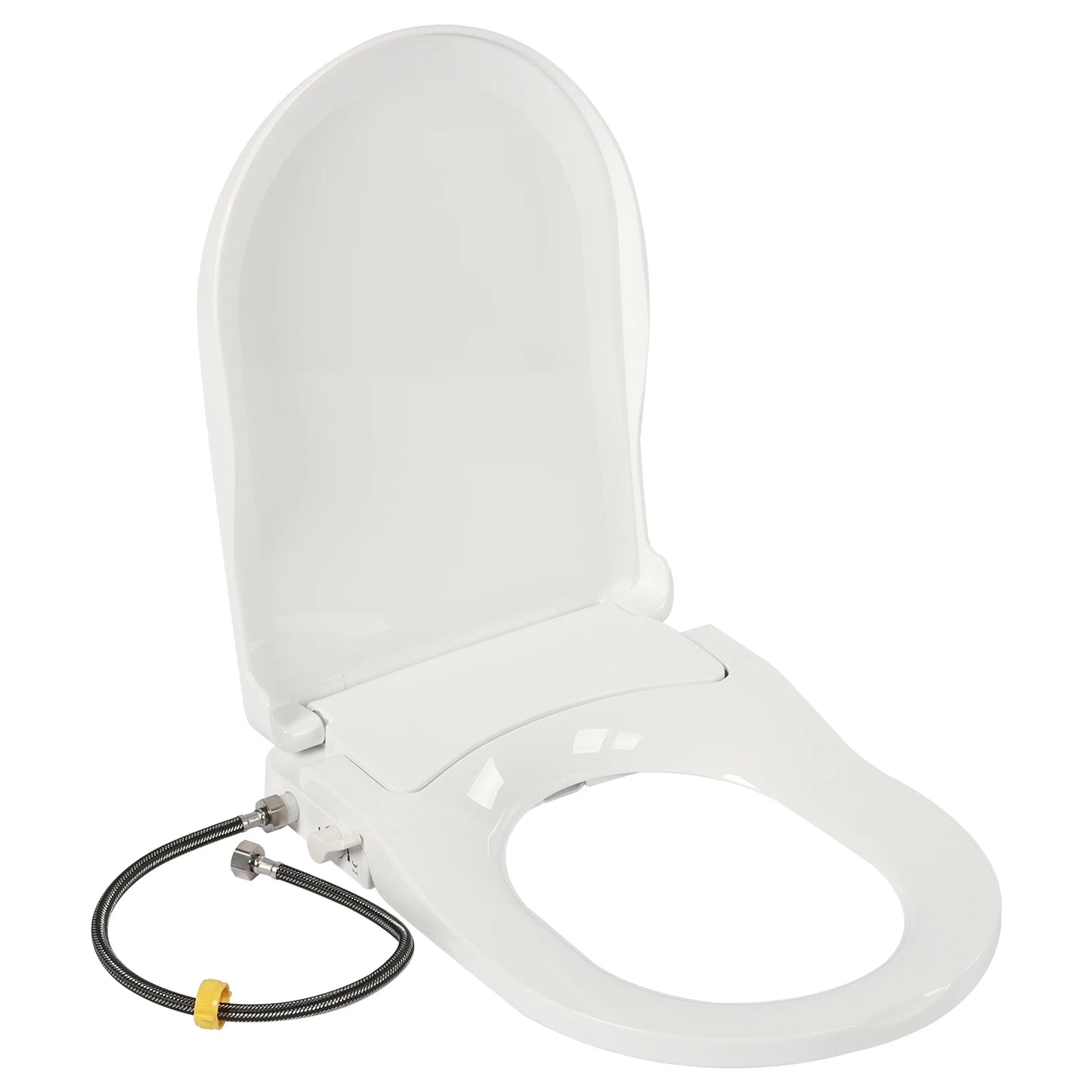 Non Electric Bidet Seat With Dual Nozzle For Elongated Toilets