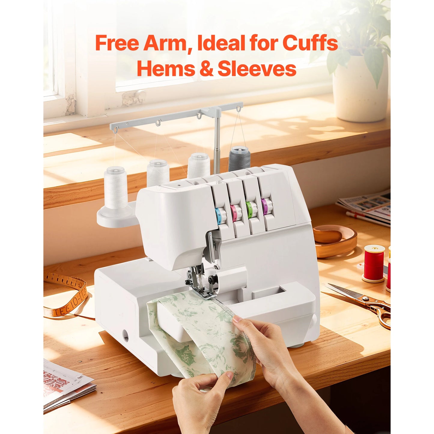 SucceBuy Serger Overlock Sewing Machine 2 3 4 Thread
