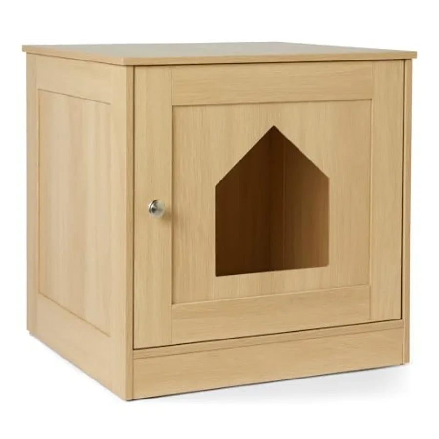Cat Litter Box Enclosure Cabinet With Drawer