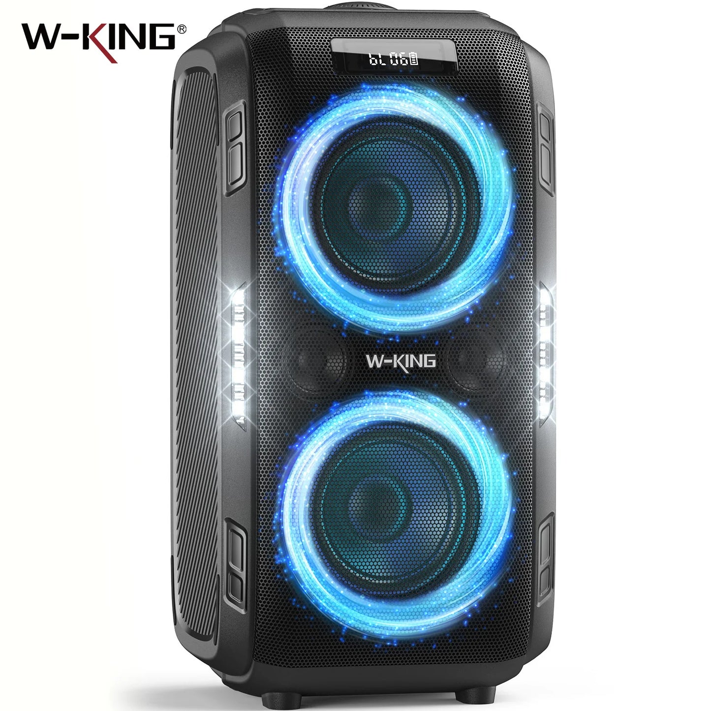 W-King Portable Bluetooth Speaker Wireless Deep Bass Battery