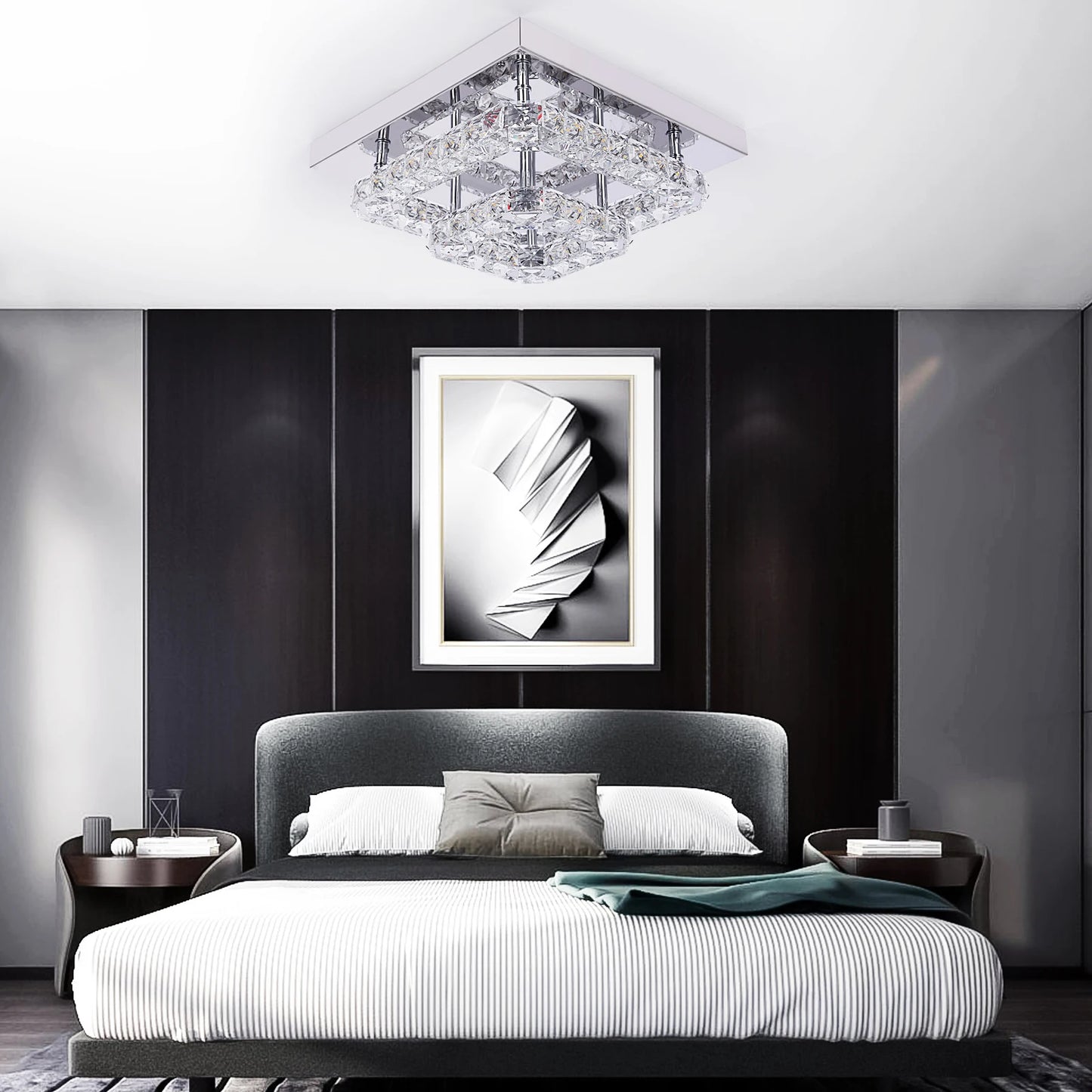 Vetrulus Crystal Chandelier Luxury Living Room Ceiling Light