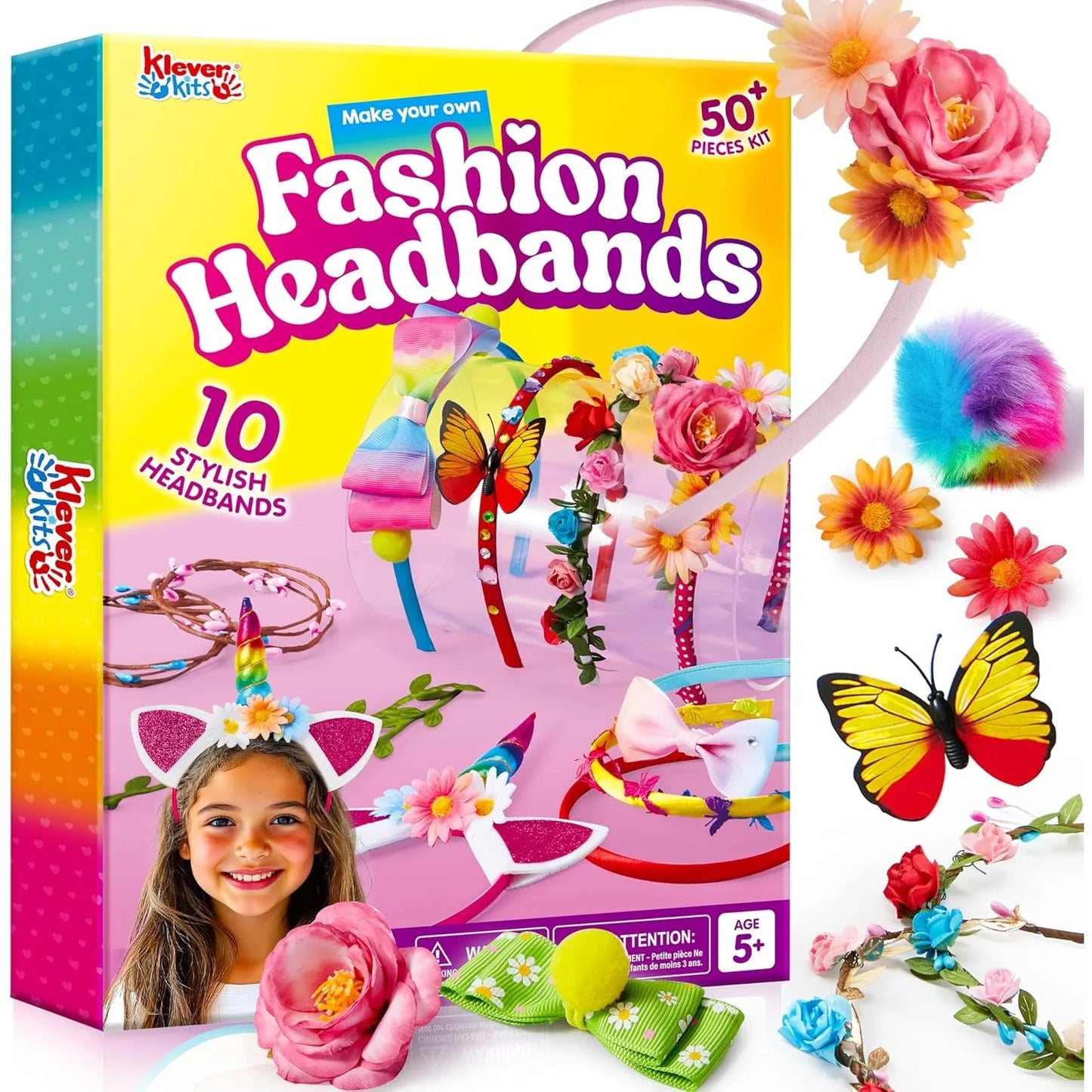 Joyfy DIY Headband Making Kit For Girls Creative Hair Crafts