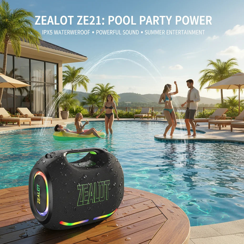Zealot 400W Portable Bluetooth Speaker With 48000mAh Power Bank