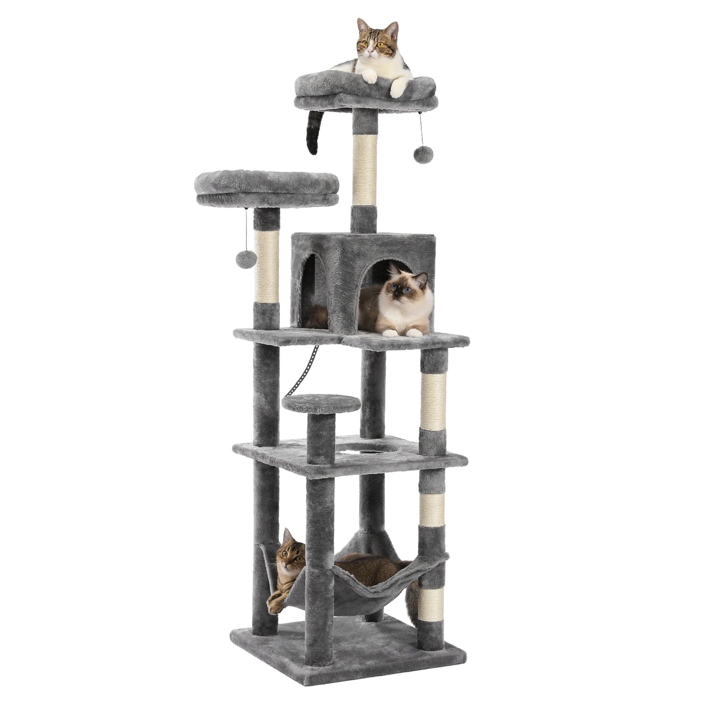 PAWZ Road Large Cat Tree Tower With Scratching Posts