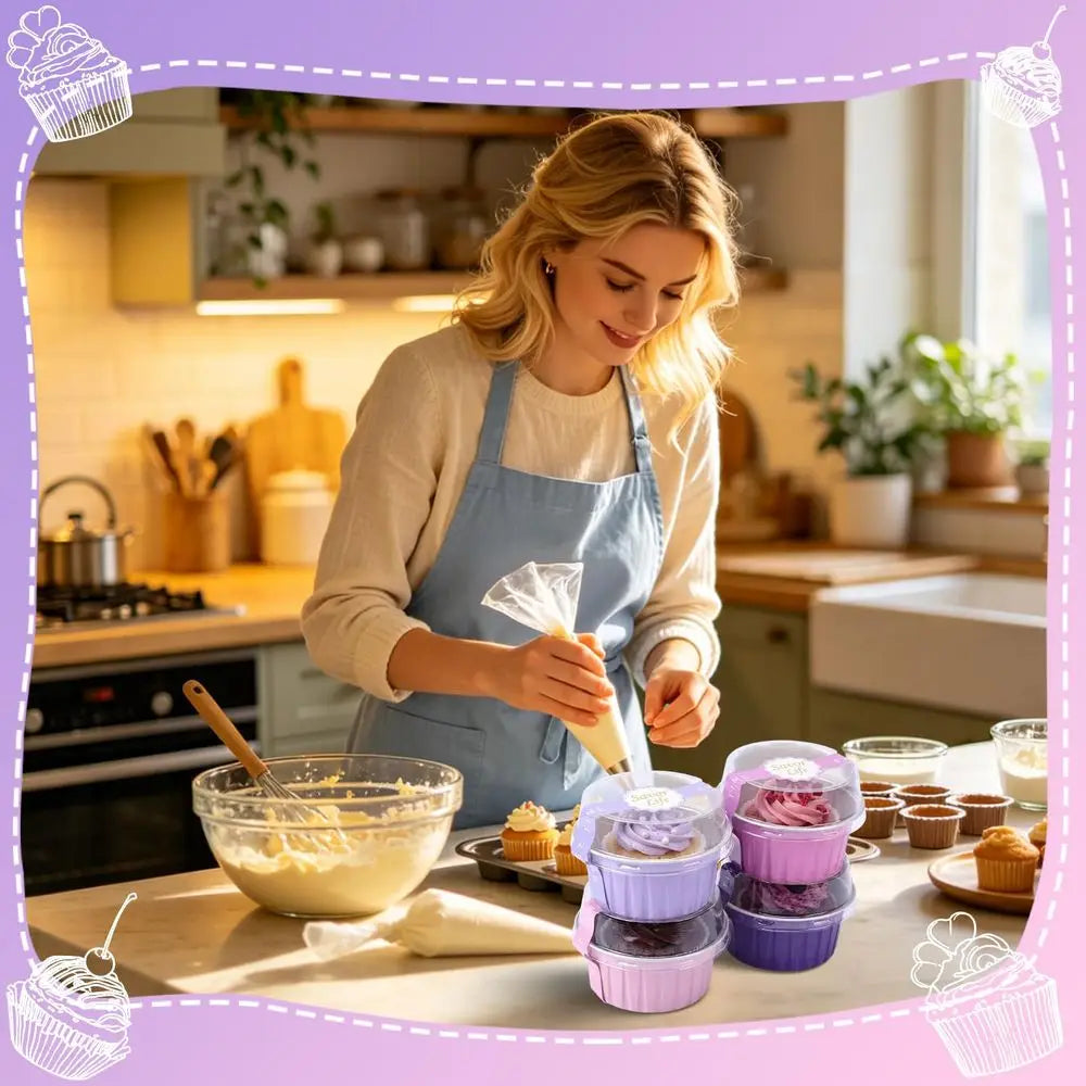 Cake Pan Set With Lids And Spoons Disposable Foil Pans