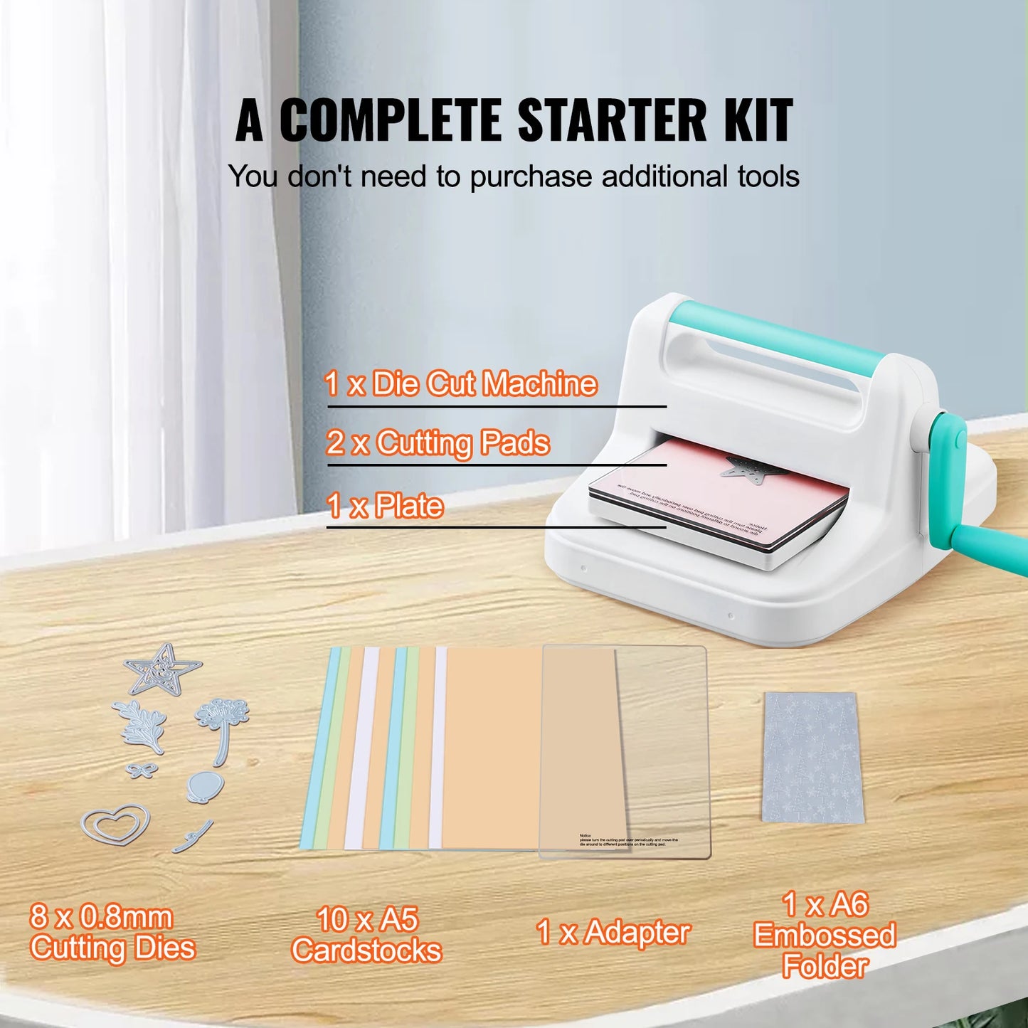 SucceBuy Manual Die Cutting Embossing Machine For Scrapbooking Crafts