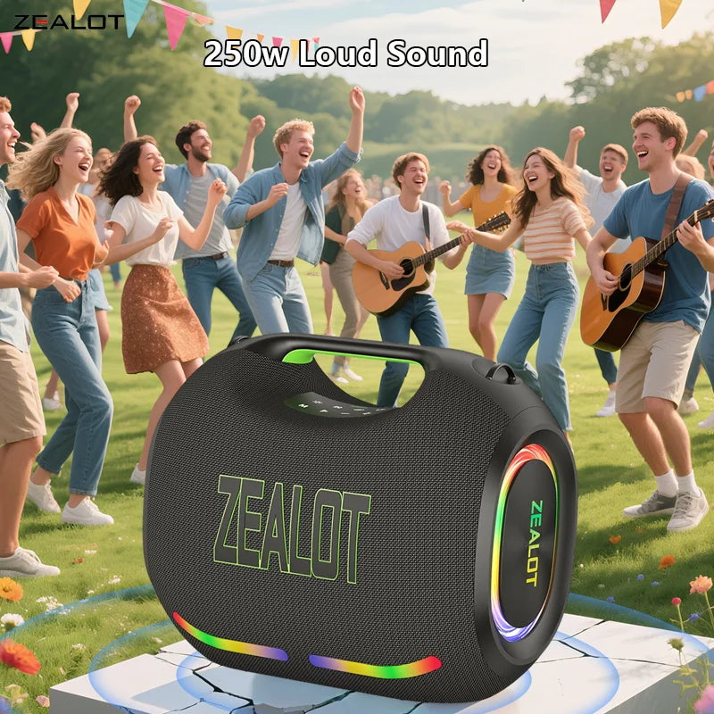 Zealot 400W Portable Bluetooth Speaker With 48000mAh Power Bank