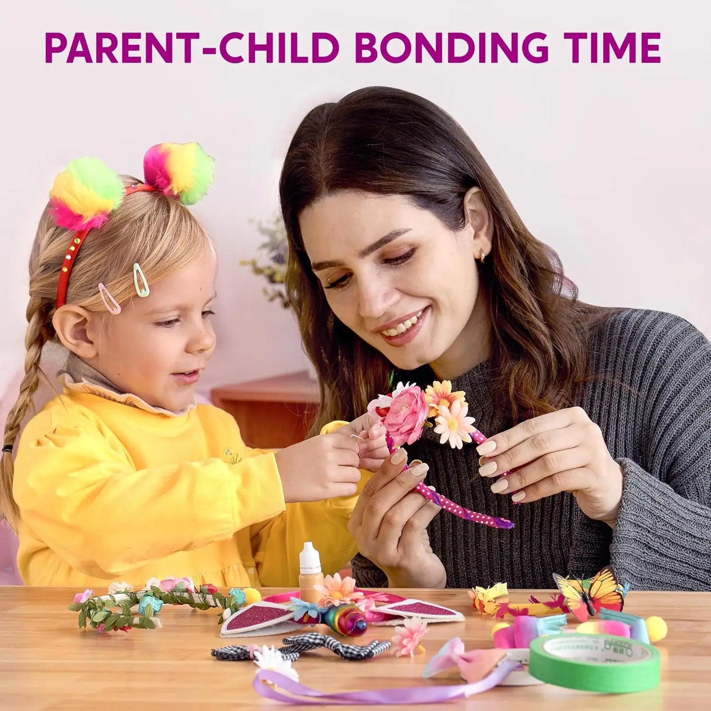 Joyfy DIY Headband Making Kit For Girls Creative Hair Crafts