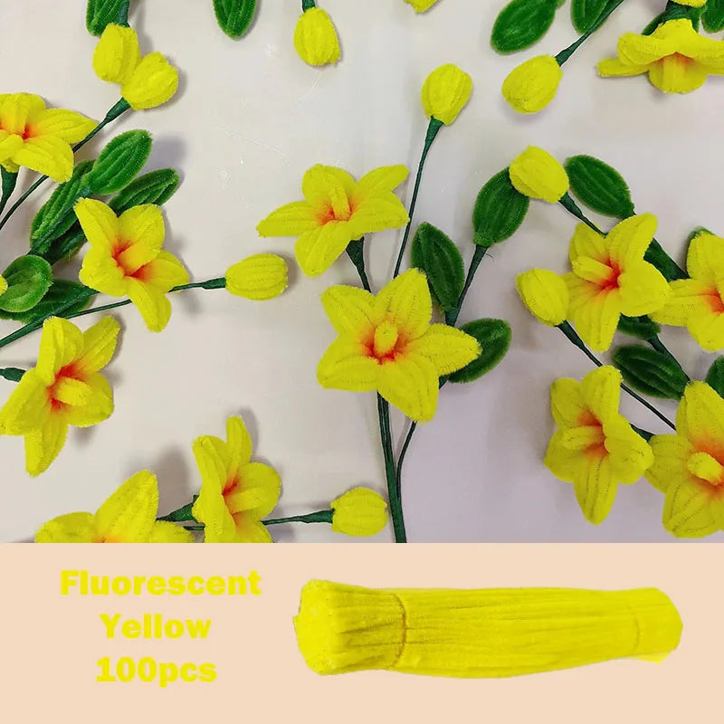 Colorful Chenille Stems Pipe Cleaners Set For DIY Crafts