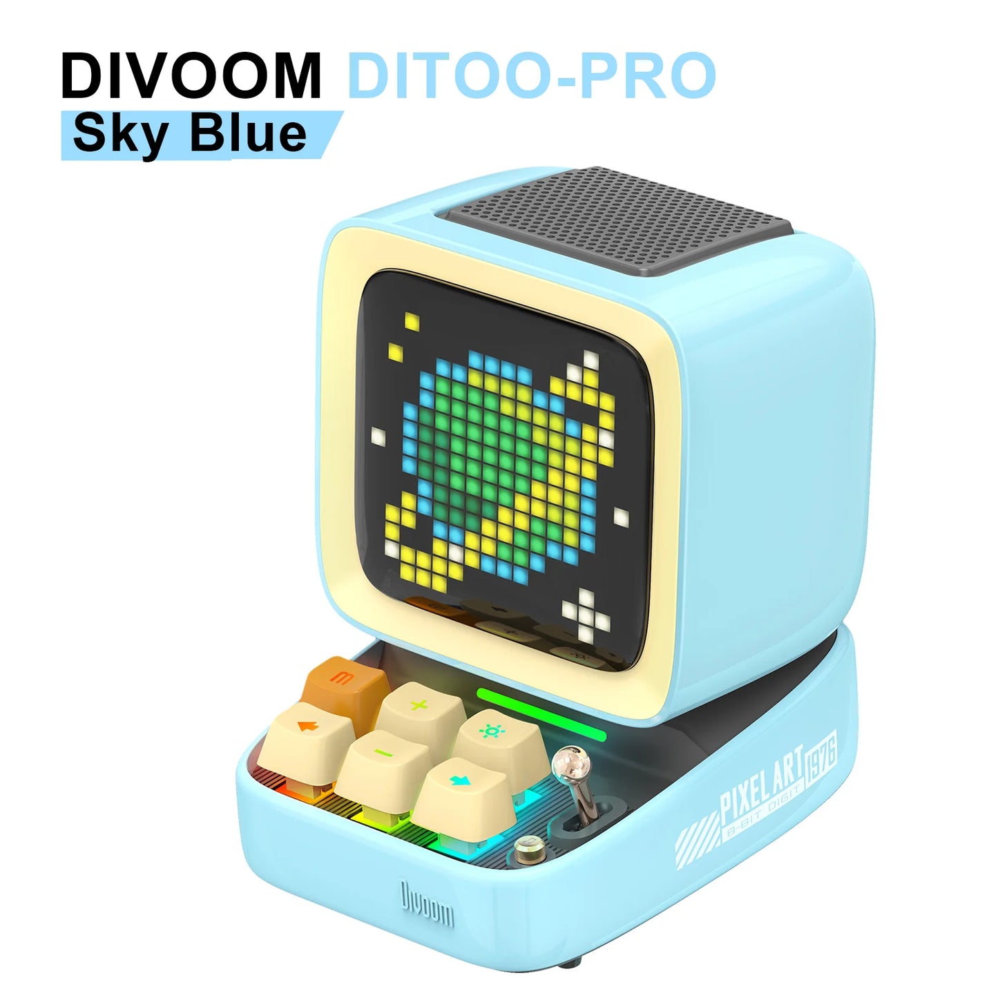 Divoom Retro Pixel Bluetooth Speaker Portable Wireless LED Alarm Clock