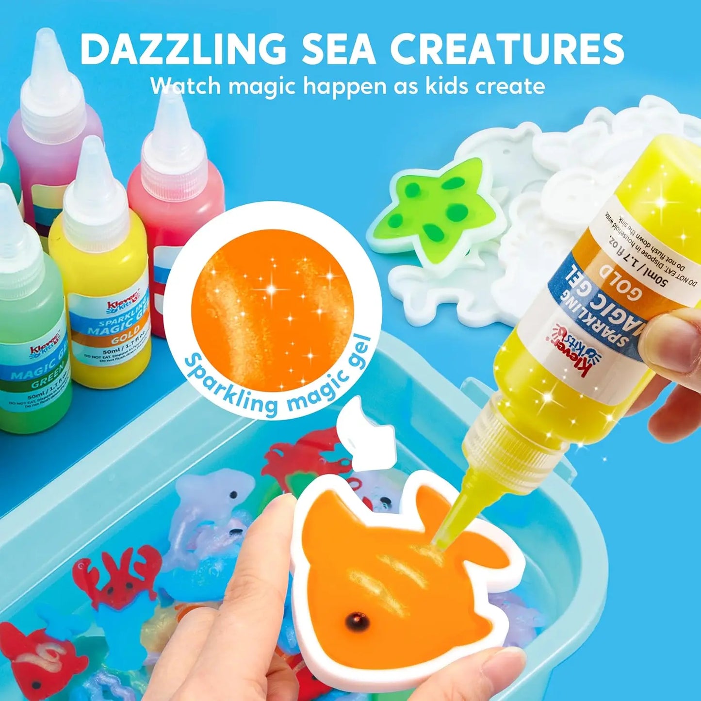 Joyfy Water Gel Kit Magic Fairy Toy With Gels Preserving Bottle