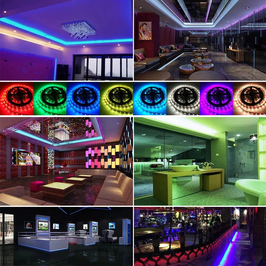 GOOLOOK RGB LED Strip With Bluetooth Controller Flexible Tape
