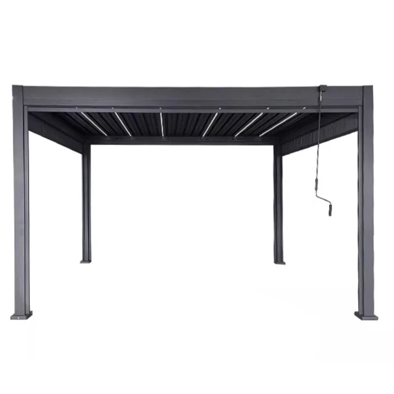 Bioclimatic Louver Aluminum Pergola For Outdoor Patios