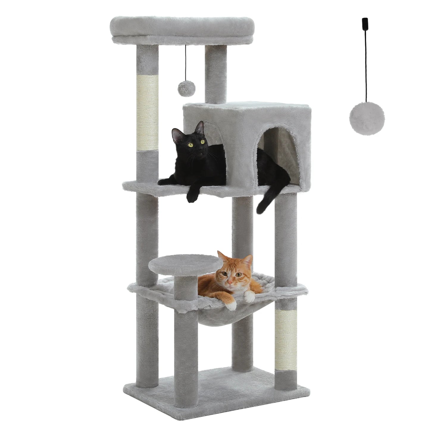 PAWZ Road Four Level Cat Tree With Sisal Posts