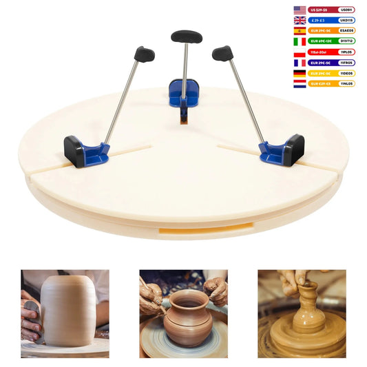 Portable Abs Pottery Turntable For Ceramic Trimming Holder